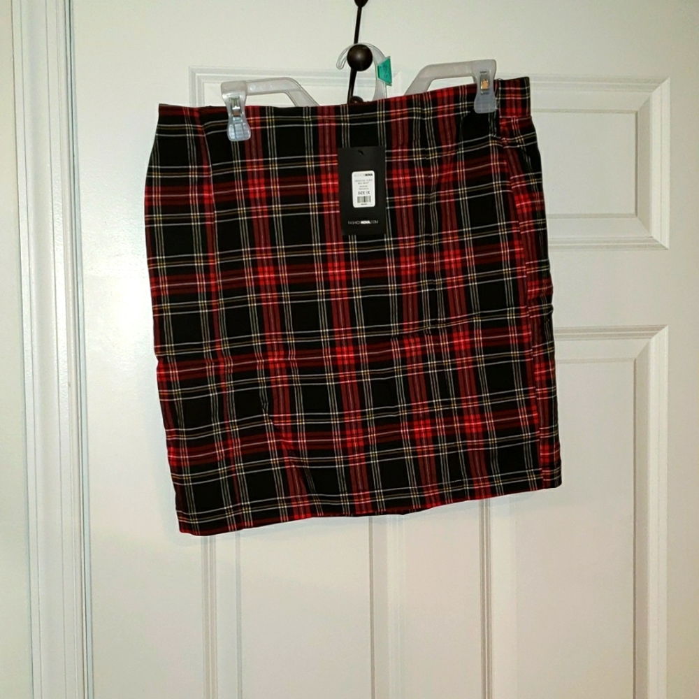Plaid Miniskirt